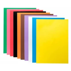 Goma Eva Liderpapel 50x70 cm 60 gr Espesor de 1,5 mm Colores Surtidos