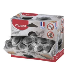 Goma para carboncillo Maped. Cajita con 18 gomas