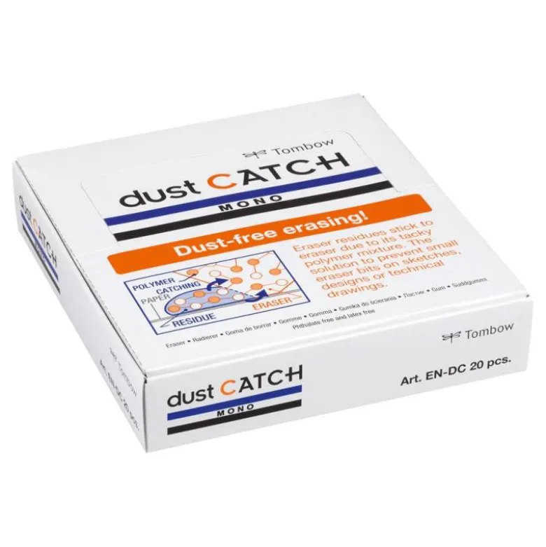 GOMA TOMBOW MONO DUST CATCH POLIMERA CAUCHO PVC NEGRO ESPECIAL ATRAPA RESIDUOS