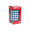 Gomets Apli circulares color azul 10,5mm