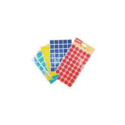 Gomets Apli figuras geometricas Grandes Bolsa 12 hojas