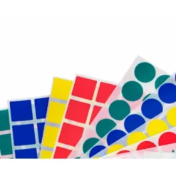 Gomets Apli figuras geometricas Grandes Bolsa 12 hojas