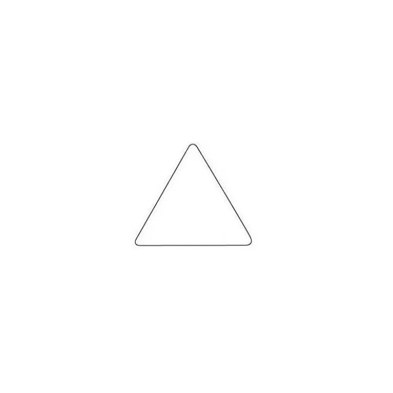 Gomets Apli triangulares color Amarillo 21x21x21mm