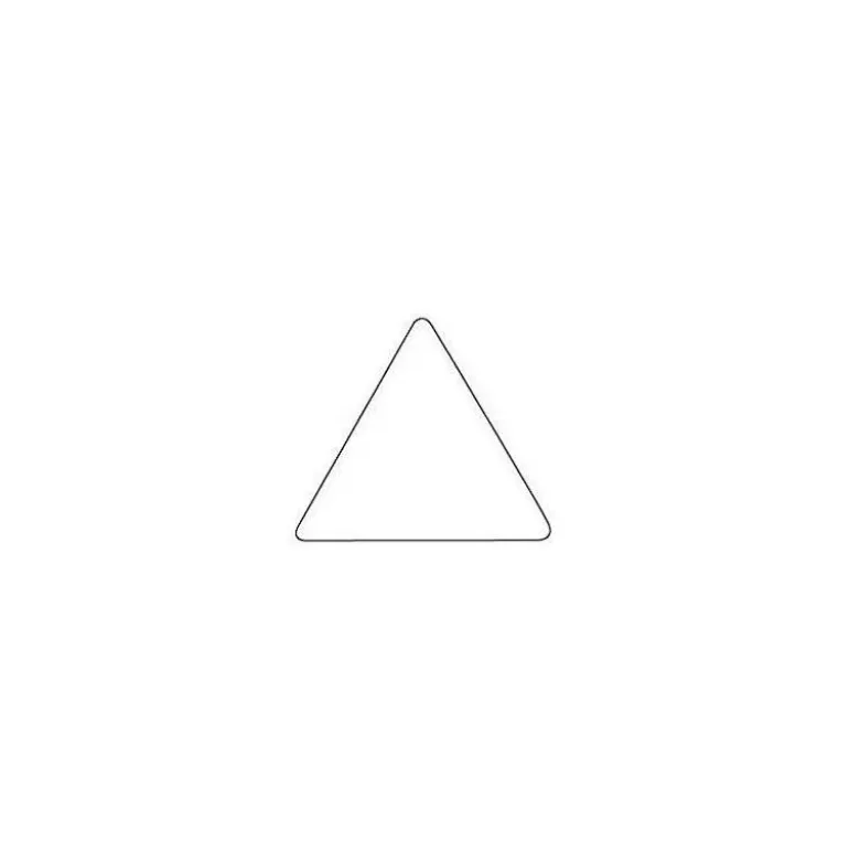Gomets Apli triangulares color Rojo 21x21x21mm