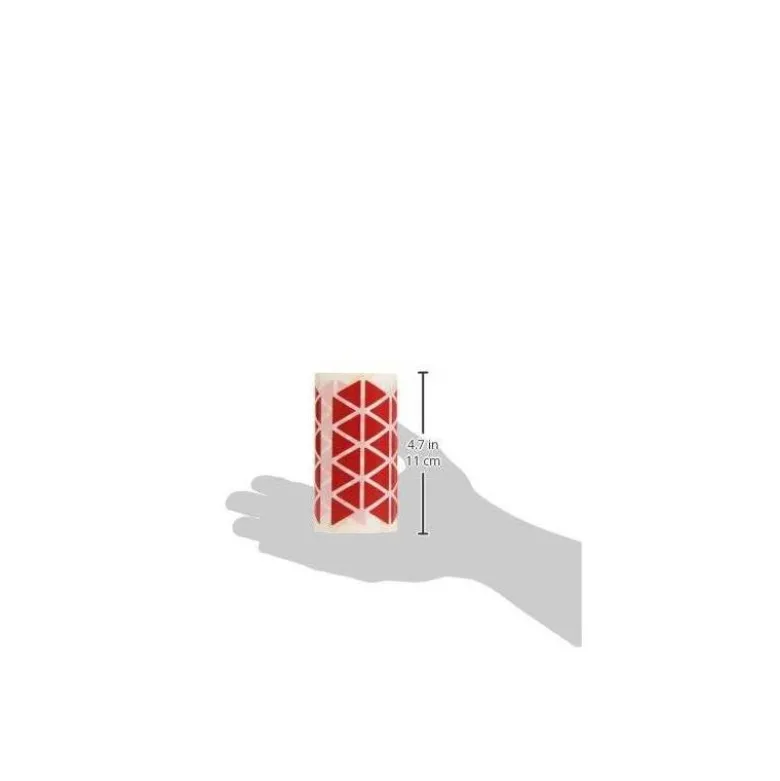 Gomets Apli triangulares color Rojo 21x21x21mm