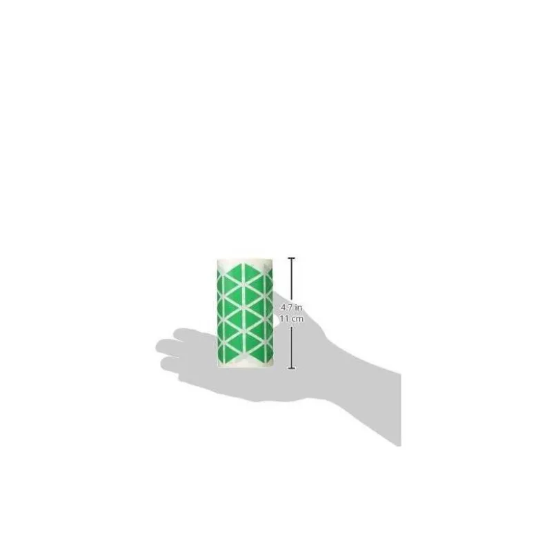 Gomets Apli triangulares color Verde 21x21x21mm