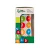 GOMETS LIDERPAPEL AUTOADHESIVO S REDONDO NUMEROS 20 MM COLORES SURTIDOS ROLLO DE 1000 UNIDADES EN CAJA DE CARTON
