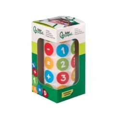GOMETS LIDERPAPEL AUTOADHESIVO S REDONDO NUMEROS 20 MM COLORES SURTIDOS ROLLO DE 1000 UNIDADES EN CAJA DE CARTON