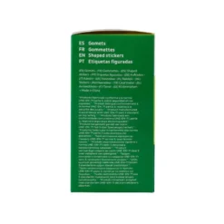 GOMETS LIDERPAPEL AUTOADHESIVO S ESTRELLAS DORADAS 20 MM 1500 UNIDADES EN CAJA DE CARTON
