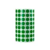 GOMETS LIDERPAPEL AUTOADHESIVO S CIRCULOS 10,5 MM VERDE ROLLO DE 6000 UNIDADES EN CAJA DE CARTON
