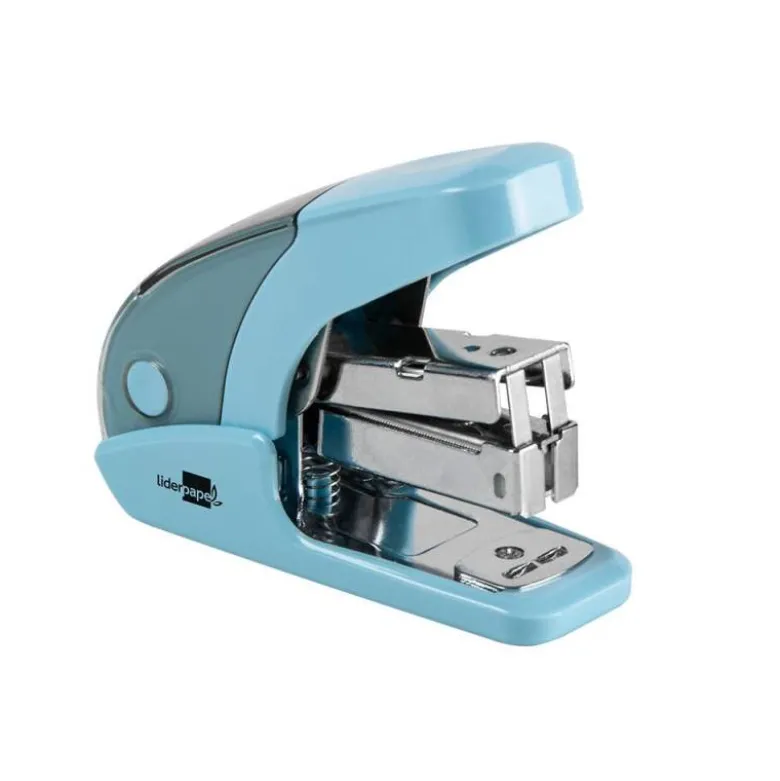 GRAPADORA LIDERPAPEL MICRO CON REGALO DE CAJA DE 1000 GRAPAS 24/6 26/6 CAPACIDAD 20 HOJAS