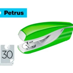 Grapadora marca Petrus Wow 635 verde