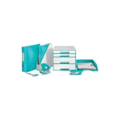 Grapadora Petrus Wow 635 Color Turquesa 30 hojas