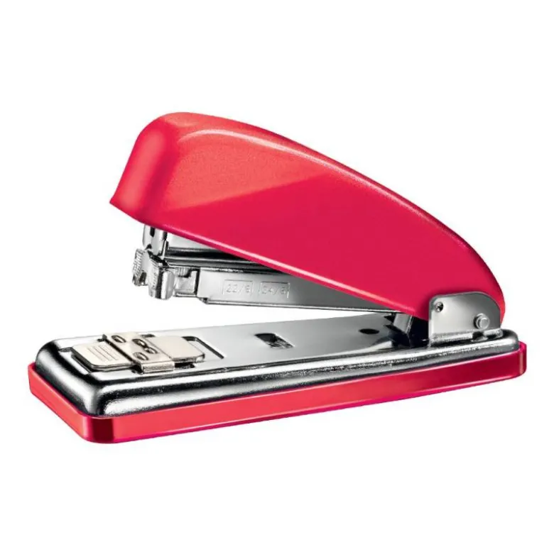 GRAPADORA PETRUS 226 WOW ROJO METALIZADO CAPACIDAD 30 HOJAS EN BLISTER USA GRAPAS 22/6 Y 24/6