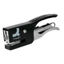 Grapadora Q-Connect KF22340 de tenaza color negro