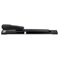 GRAPADORA Q-CONNECT KF02292 METALICA BRAZO LARGO CAPACIDAD 20 HOJAS USA GRAPAS 24/6 Y 26/6 COLOR NEGRO