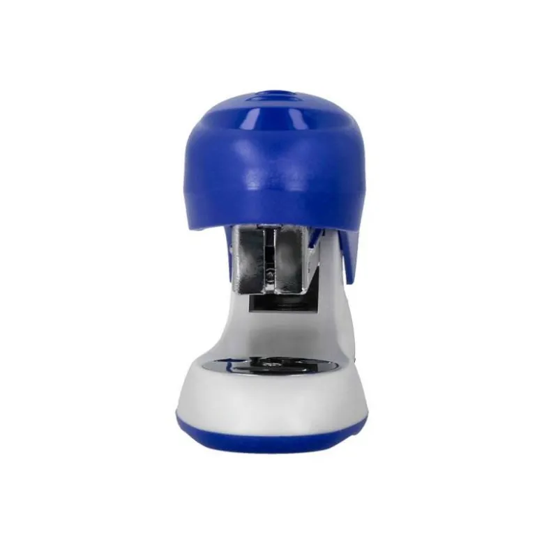 GRAPADORA Q-CONNECT KF14205 PLASTICO ABS AZUL CAPACIDAD 20 HOJAS