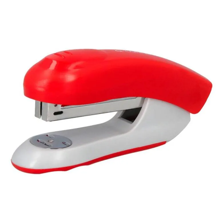 GRAPADORA Q-CONNECT KF14206 PLASTICO ABS ROJA CAPACIDAD 20 HOJAS