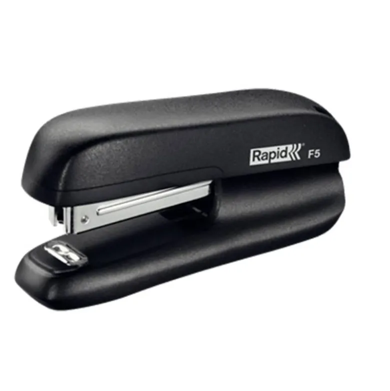 GRAPADORA RAPID F5 MINI PLASTICO CAPACIDAD DE GRAPADO 10 HOJAS USA GRAPAS N 10 COLOR NEGRO