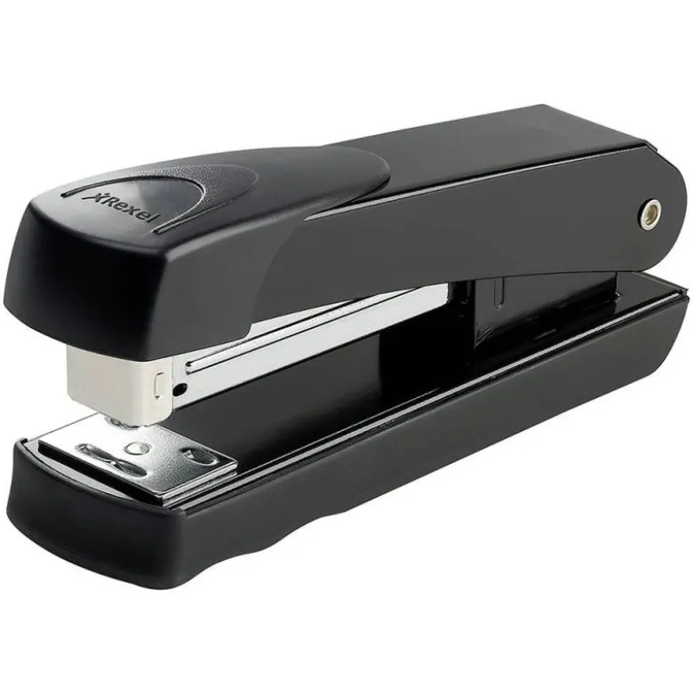 GRAPADORA REXEL METEOR METALICA CAPACIDAD DE GRAPADO 20 HOJAS USA GRAPAS 24/6 Y 26/6 COLOR NEGRO