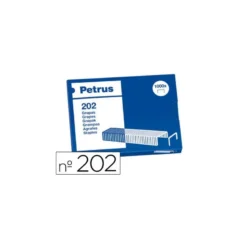 Grapas petrus bambina nº 202 caja de 1000 unidades