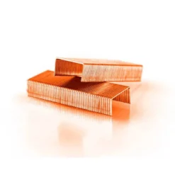 Grapas Q-connect nº 22/6 y 24/6 cobreadas caja 1000 ud.