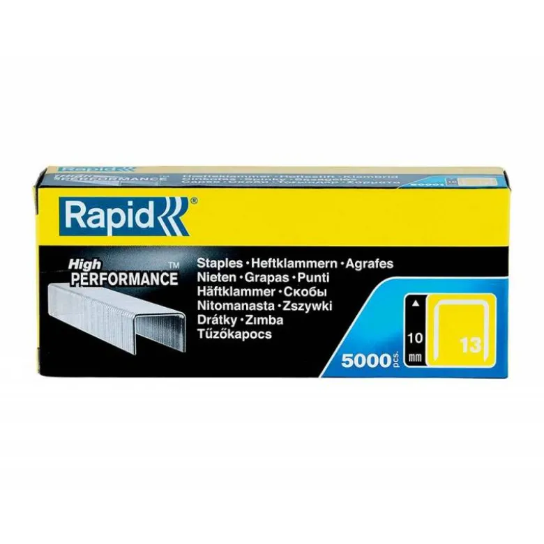 GRAPAS RAPID 13/10 MM GALVANIZADA CAJA DE 5000 UNIDADES
