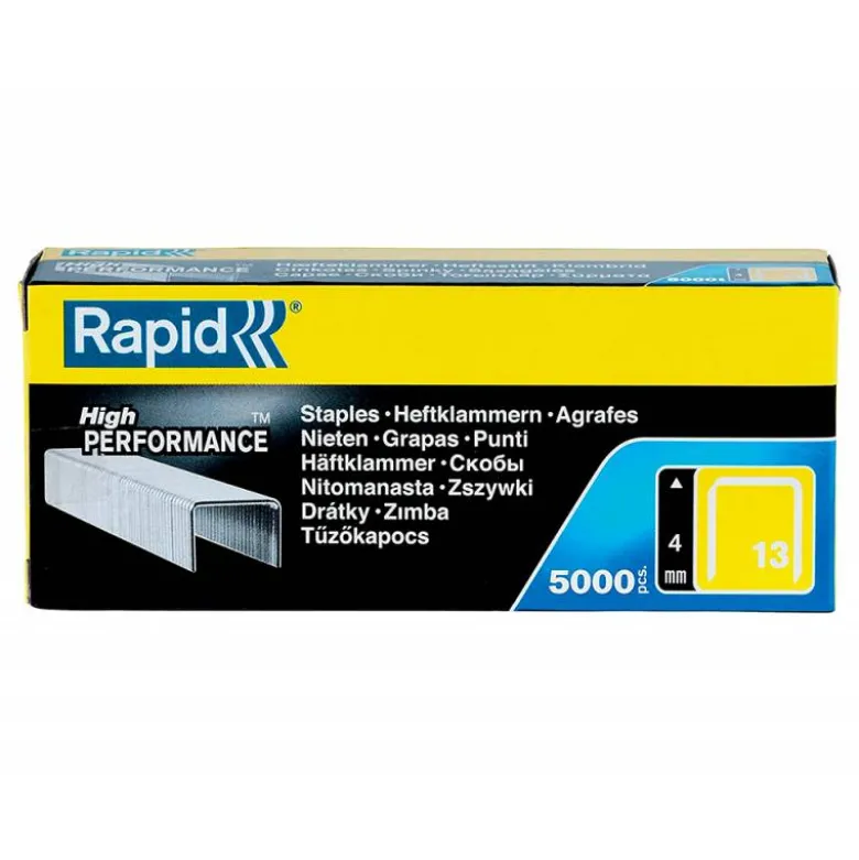 GRAPAS RAPID 13/4 MM GALVANIZADA CAJA DE 5000 UNIDADES
