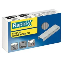 Grapas Rapid serie omnipress nº 30 caja de 1000