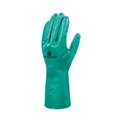 Guante DeltaPlus de Nitrilo flocado Algodon talla 9