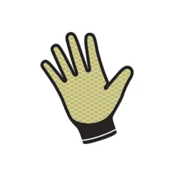 Guante DeltaPlus de Nitrilo flocado Algodon talla 8