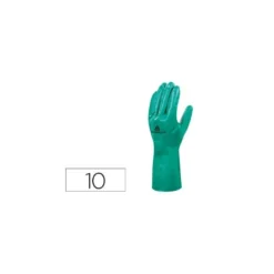 Guante DeltaPlus de Nitrilo flocado Algodon talla 10