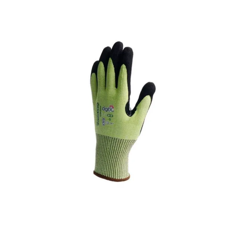 GUANTES DE NITRILO SAFETOP TORNOLUX-F ANTICORTE TDM NIVEL F CON REFUERZO TALLA 9