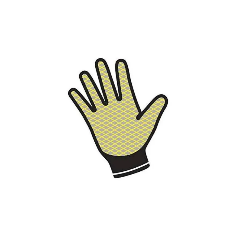 GUANTES DELTAPLUS POLIESTER IMPREGANDO LATEX PALMA Y DEDOS NARANJA FLUOR/NEGRO TALLA 9