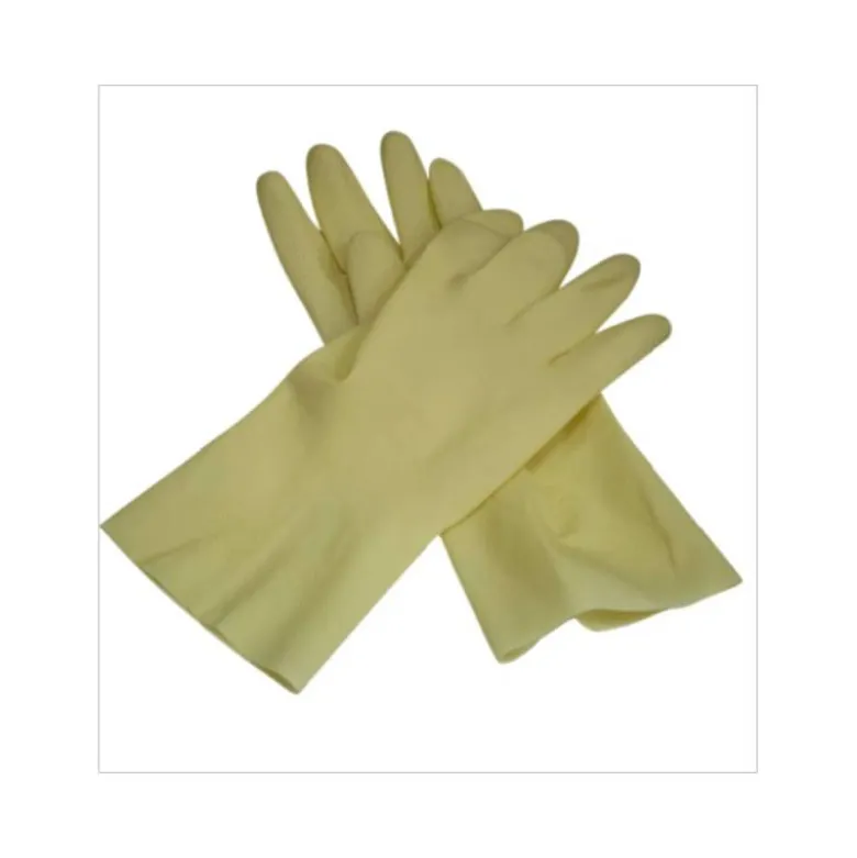 GUANTES DE LATEX SATINADOS CON RELIEVE ANTI DESLIZANTE SIN POLVO PAR TALLA PEQUEÑA