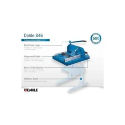 GUILLOTINA DE PALANCA DAHLE 846 DIN A3 LONGITUD DE CORTE 430 MM CAPACIDAD DE CORTE 600 HOJAS
