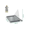 GUILLOTINA DE PALANCA LEITZ PRECISION OFFICE PRO A4+ BASE CRISTAL LONGITUD CORTE 381 MM CAPACIDAD DE CORTE 25 HOJAS