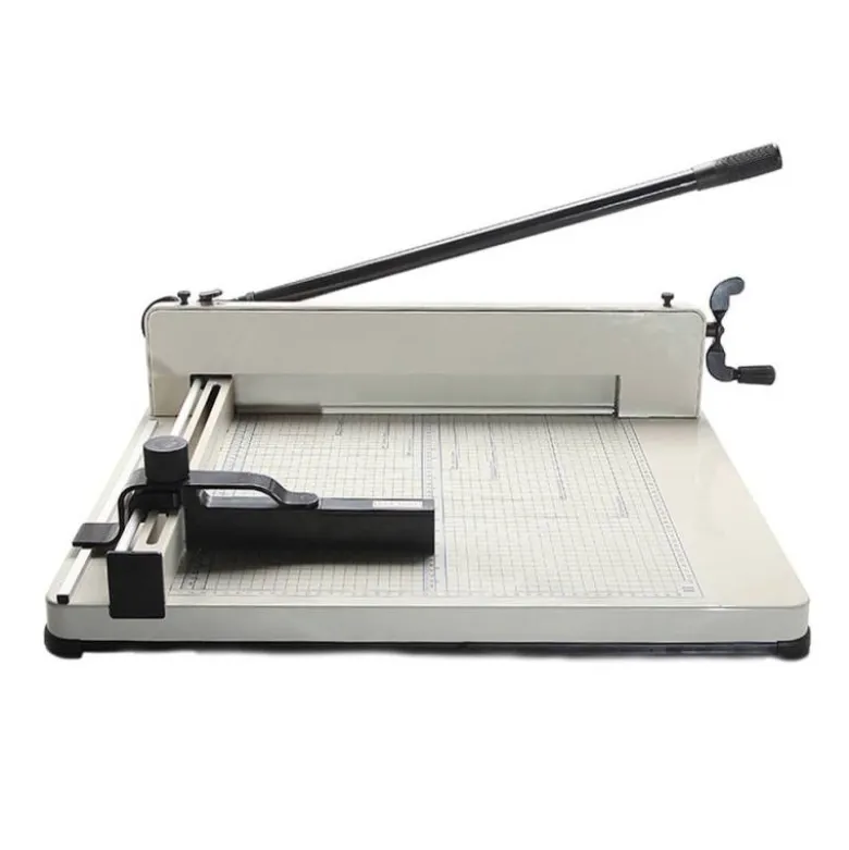 GUILLOTINA Q-CONNECT KF14297 MANUAL PROFESIONAL LARGO DEL CORTE 430 MM CAPACIDAD 400 HOJAS
