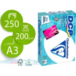 250 Hojas NO ES TAMAÑO FOLIO Papel fotocopiadora Clairefontaine DIN A3 200gr