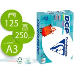 125 Hojas NO ES TAMAÑO FOLIO Papel multifuncion laser color DCP Din A3 250 g/m2