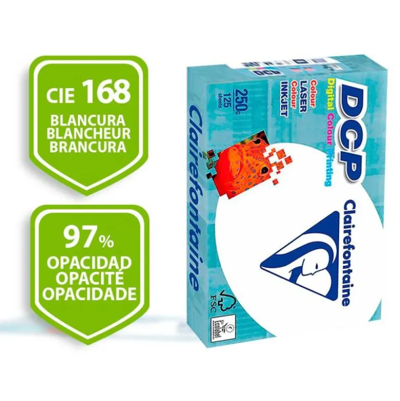 125 Hojas NO ES TAMAÑO FOLIO Papel multifuncion laser color DCP Din A3 250 g/m2