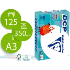 125 Hojas NO ES TAMAÑO FOLIO Papel multifuncion laser color DCP Din A3 350 g/m2