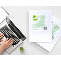 250 Hojas Papel fotocopiadora Q-Connect Ultra White DIN A4 120 Gr