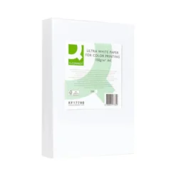 250 Hojas Papel fotocopiadora Q-Connect Ultra White DIN A4
