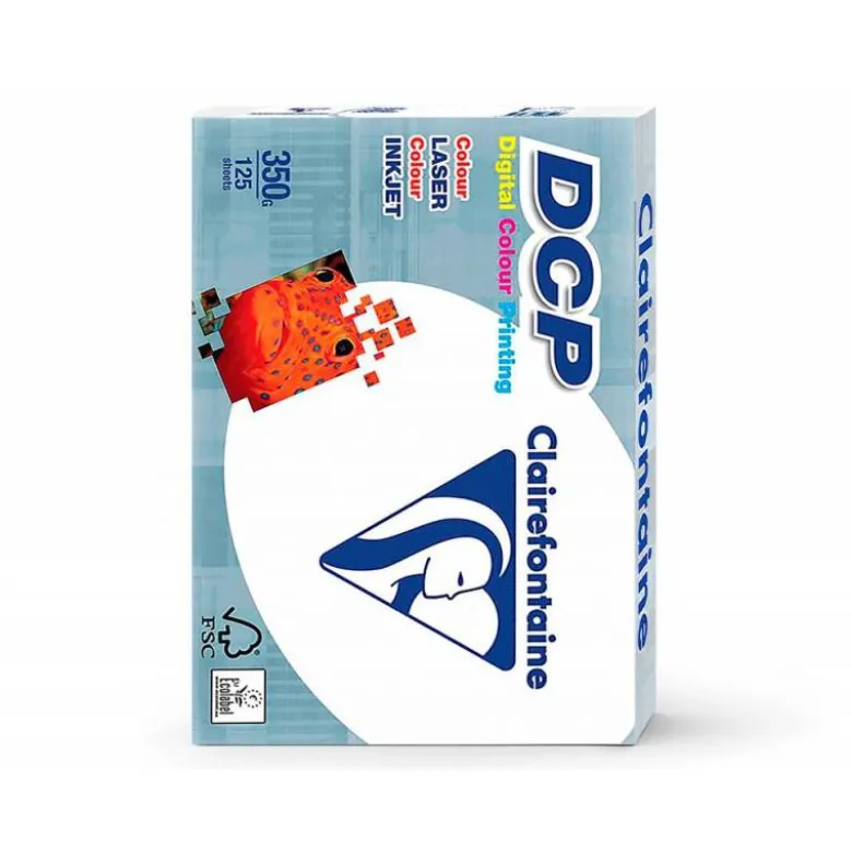 125 Hojas Papel multifuncion laser color DCP Din A4 350 g/m2