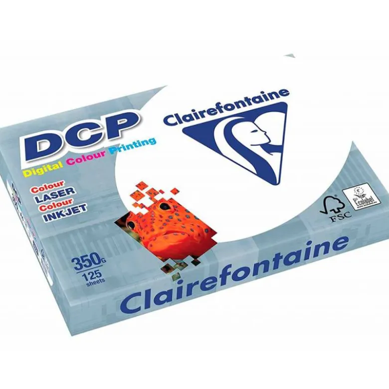 125 Hojas Papel multifuncion laser color DCP Din A4 350 g/m2