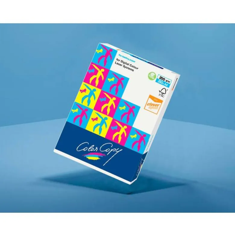 250 Hojas Papel multifuncion Mondi Color Copy A4 200 gr/m2 Satinado