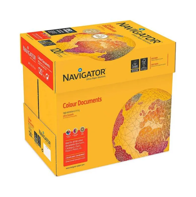 250 Hojas Papel multifuncion Navigator A4. 120 g/m2