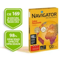250 Hojas Papel multifuncion Navigator A4. 120 g/m2