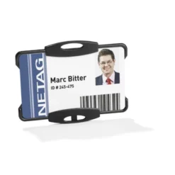 IDENTIFICADOR DURABLE POLIESTIRENO RIGIDO PARA 1 TARJETA VERTICAL/HORIZONTAL 54X87 MM